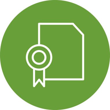 İllüstrasyon diploma simgesi