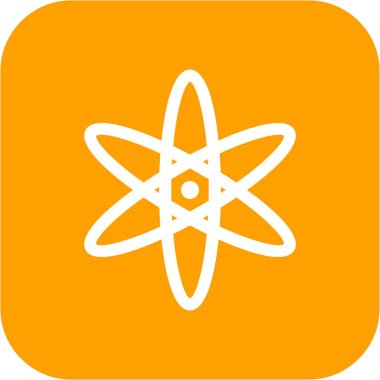 İllüstrasyon atom simgesi