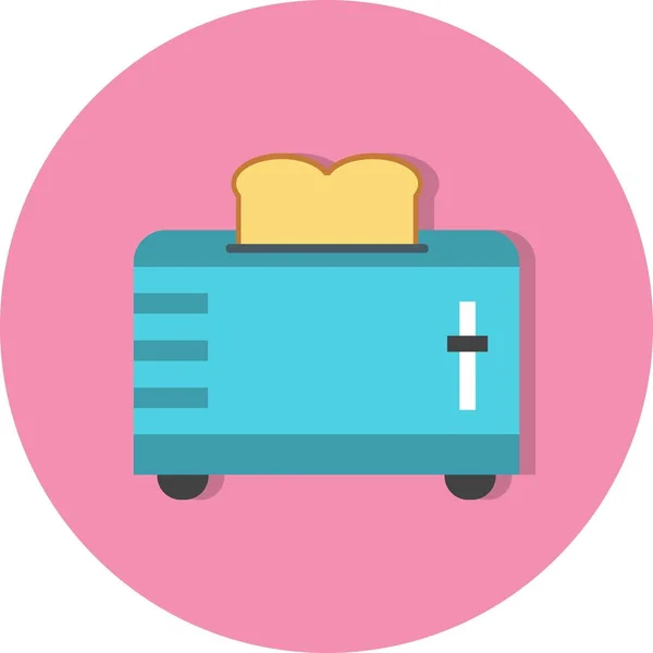 Illustration Slice Toaster Icon — Stock Photo, Image