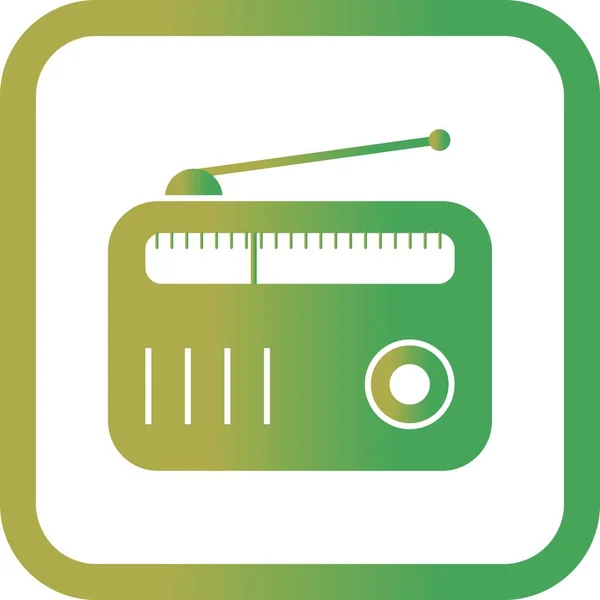 Ilustración Radio Icono —  Fotos de Stock