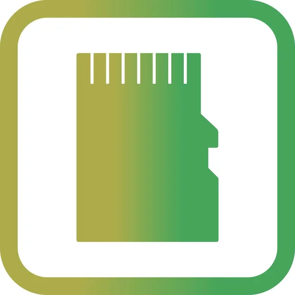 Illustration Memory Card Icon — Stock Photo, Image