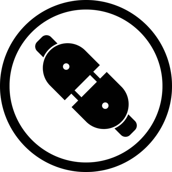 Illustratie plug connector-pictogram — Stockfoto
