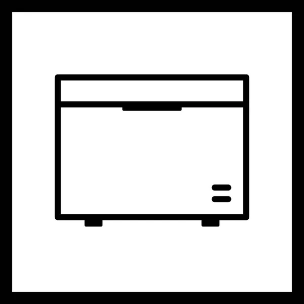 Illustration Deep Freezer Icon — Stock Photo, Image