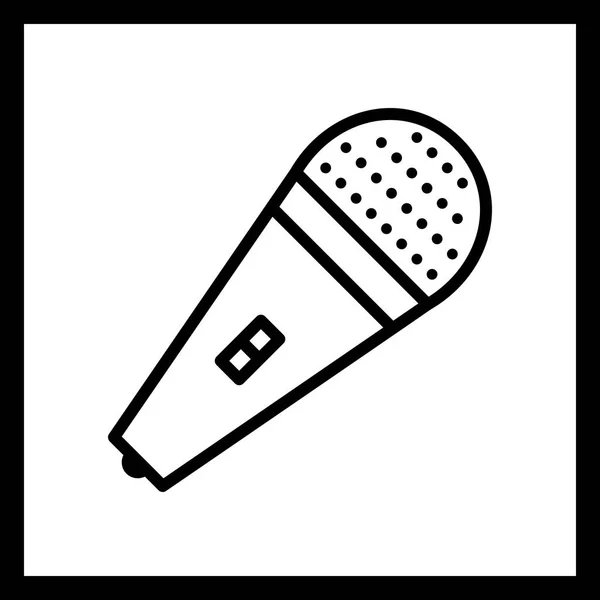 Illustration  Mic Icon — Stock Photo, Image