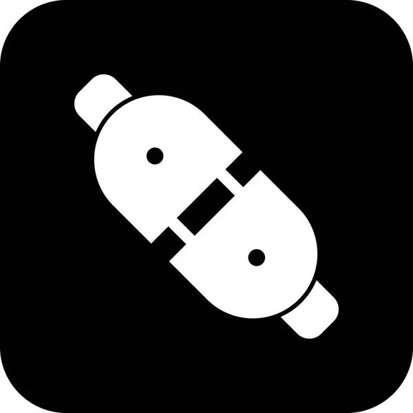 Illustratie plug connector-pictogram — Stockfoto