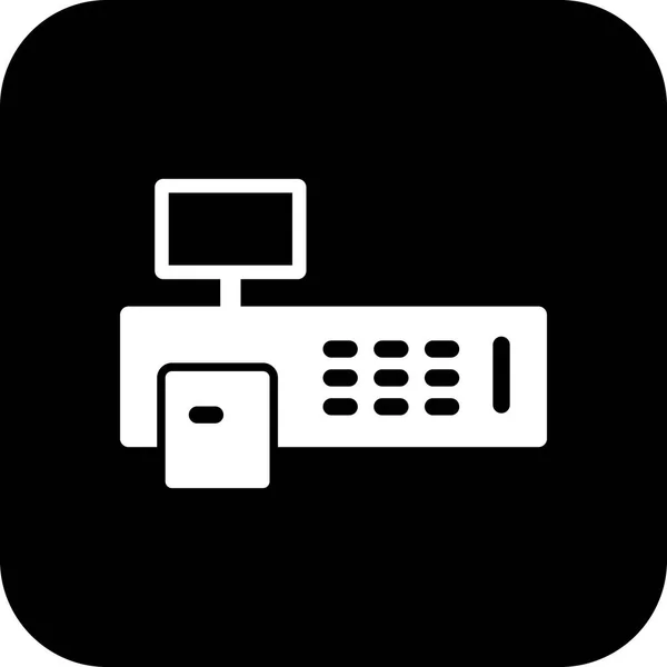 Illustration  Billing Machine Icon — Stock Photo, Image