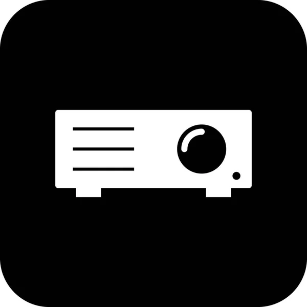 Illustratie projector pictogram — Stockfoto