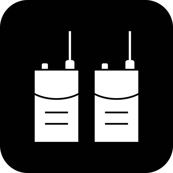 Illustrazione Icona walkie talkie — Foto Stock