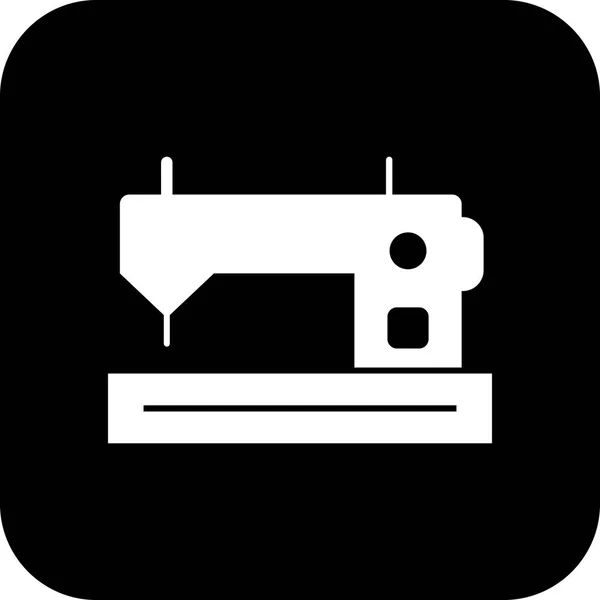 Illustrazione Icona della macchina da cucire — Foto Stock