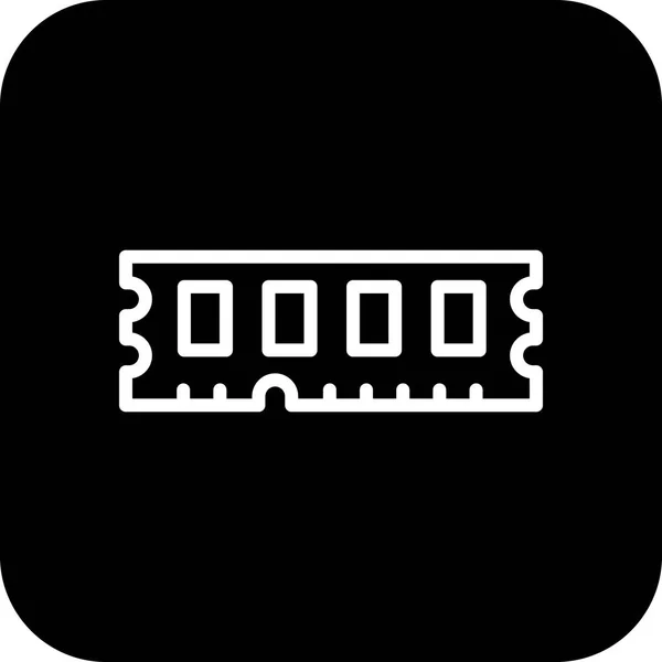 Illustratie RAM-pictogram — Stockfoto
