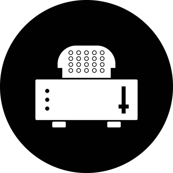 Ilustracja plasterek toster ikona — Zdjęcie stockowe