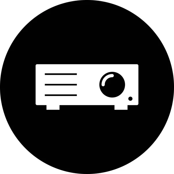 Ilustracja ikona projektora — Zdjęcie stockowe
