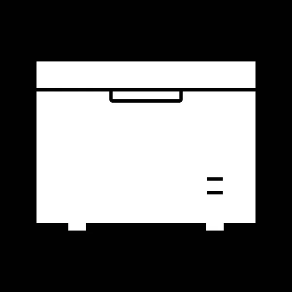 Ilustracja głębokie zamrażarka ikona — Zdjęcie stockowe