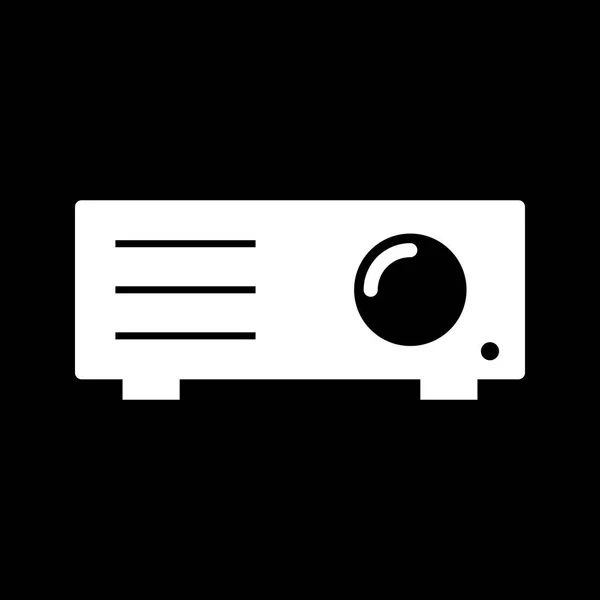 Ilustracja ikona projektora — Zdjęcie stockowe