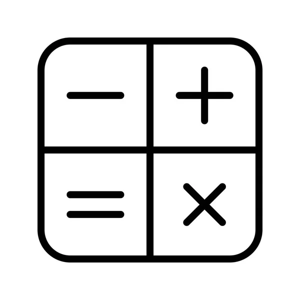Illusztrációs számológép ikonja — Stock Fotó