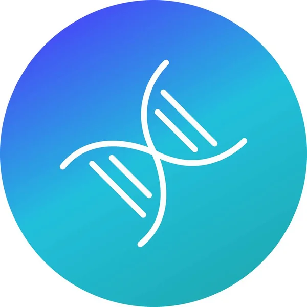 Illustration genetik ikon — Stockfoto