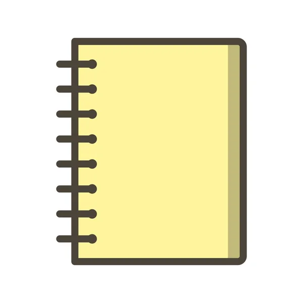 Illustration Spirale Notebook Icône — Photo