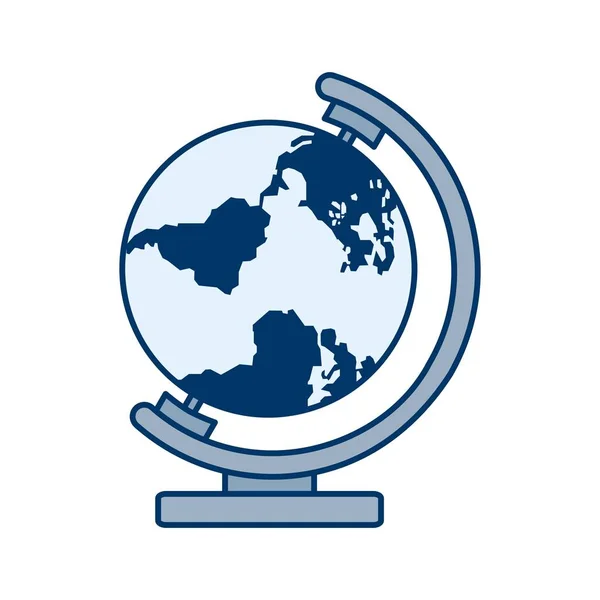 Globen-ikon för illustration — Stockfoto