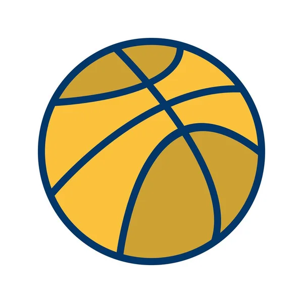 Illustrazione Basket Ball Icon — Foto Stock