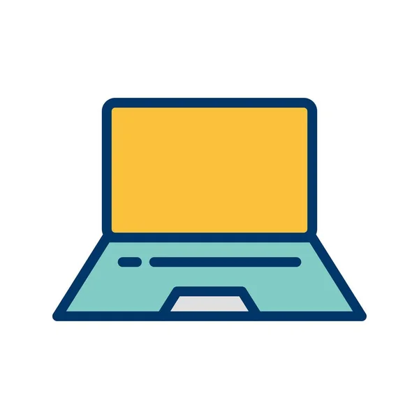 Illustratie laptop icoon — Stockfoto