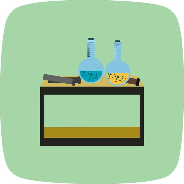 Illustration  Chemistry Set Icon — Stock Photo, Image