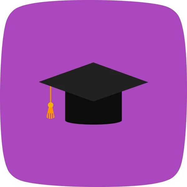 Illustration Graduation Cap Icon — Stock Photo, Image