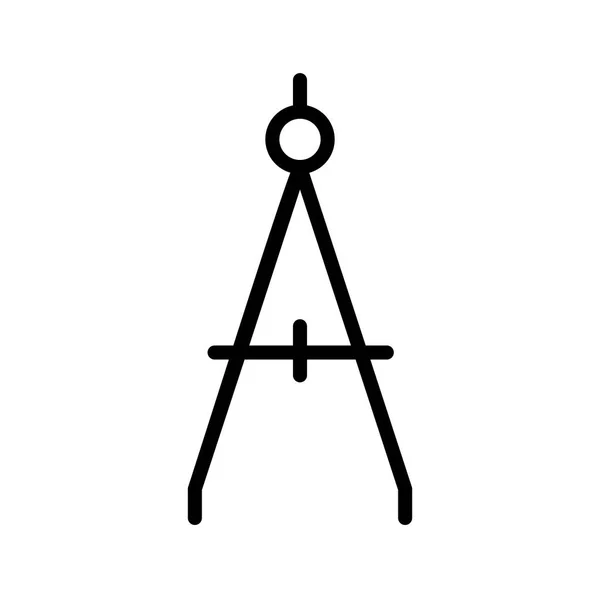 Illustratie kompas pictogram — Stockfoto