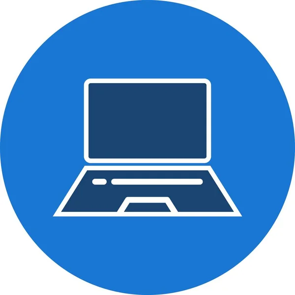 Иллюстрационная икона ноутбука — стоковое фото