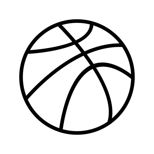 Ikon Bola Basket Ilustrasi — Stok Foto