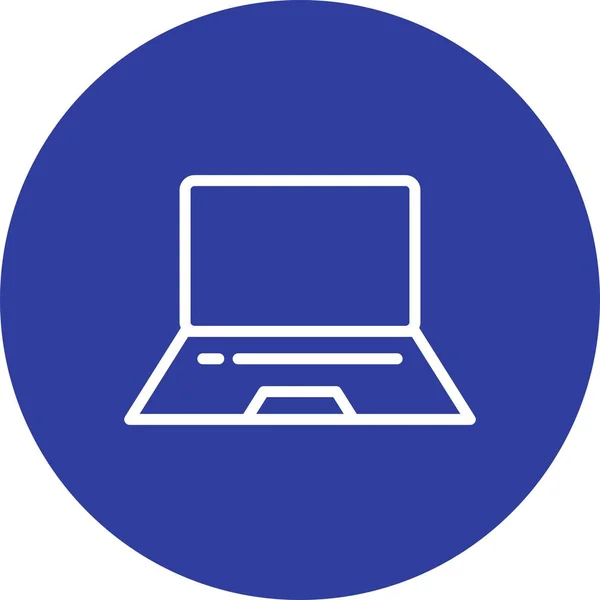 Illustration Laptop-Symbol — Stockfoto