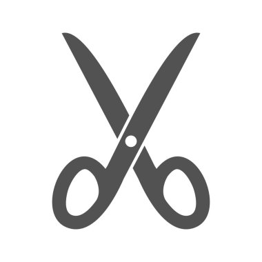 İllüstrasyon makas simgesi