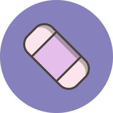 İllüstrasyon silgi simgesi