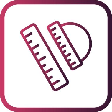 Çizim geometrisi seti simgesi