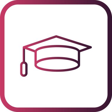 İllüstrasyon mezuniyet kapağı simgesi