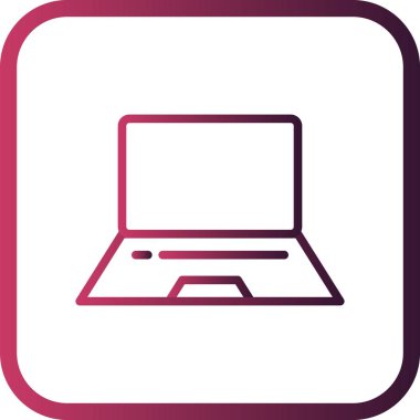 İllüstrasyon laptop simgesi