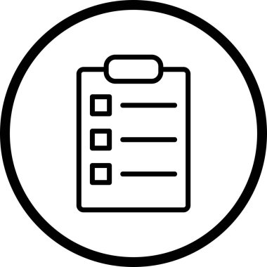 İllüstrasyon Listesi Simgesi