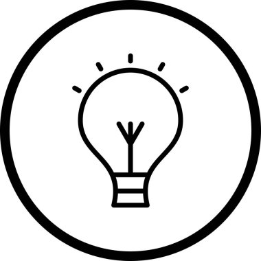 İllüstrasyon Ampul Simgesi
