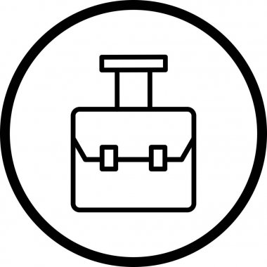 İllüstrasyon çantası simgesi
