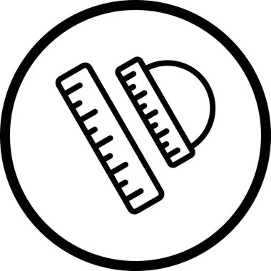 Çizim geometrisi seti simgesi