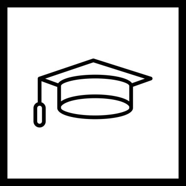 İllüstrasyon mezuniyet kapağı simgesi