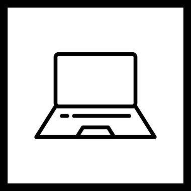 İllüstrasyon laptop simgesi