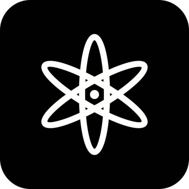 İllüstrasyon atom simgesi