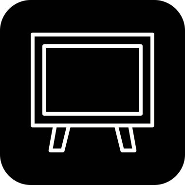 İllüstrasyon tahta simgesi