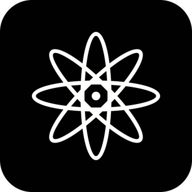 İllüstrasyon atom simgesi