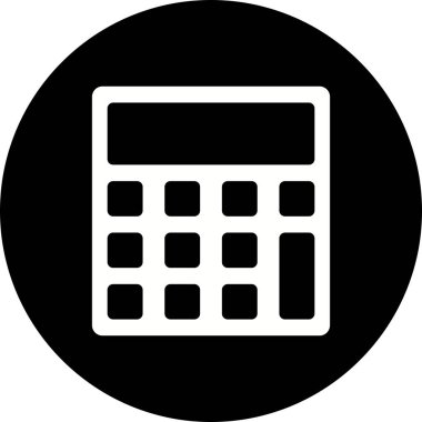 İllüstrasyon Hesap Makinesi Simgesi