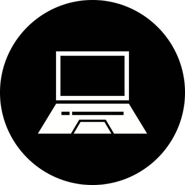 İllüstrasyon laptop simgesi