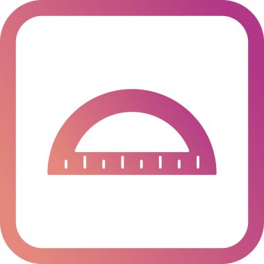 İllüstrasyon Protractor Icon