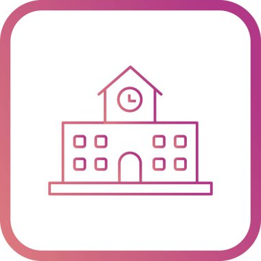 Illustration okul simgesi