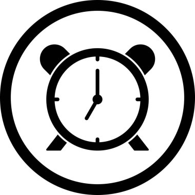 İllüstrasyon alarm simgesi