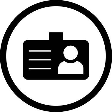 İllüstrasyon öğrenci kartı simgesi